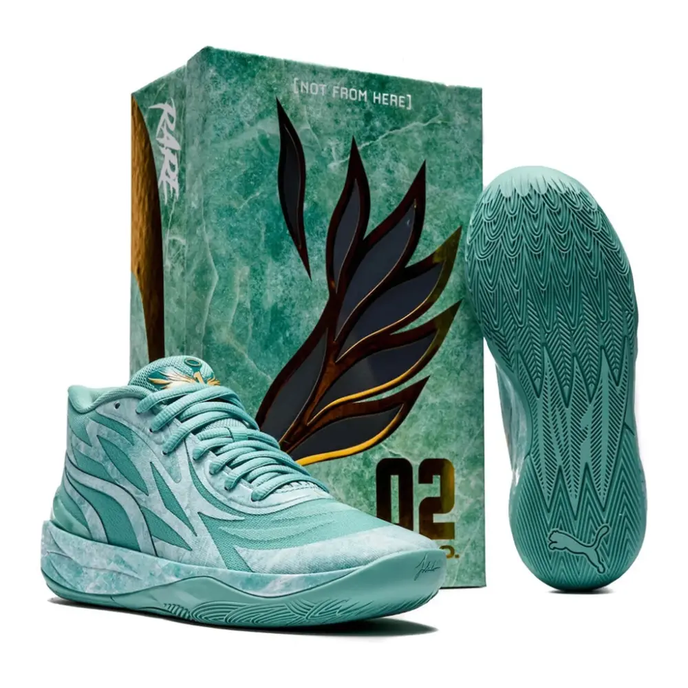 Giày Puma LaMelo Ball MB 02 Lunar New Year 'Jade' 378284-01 - Ảnh 6