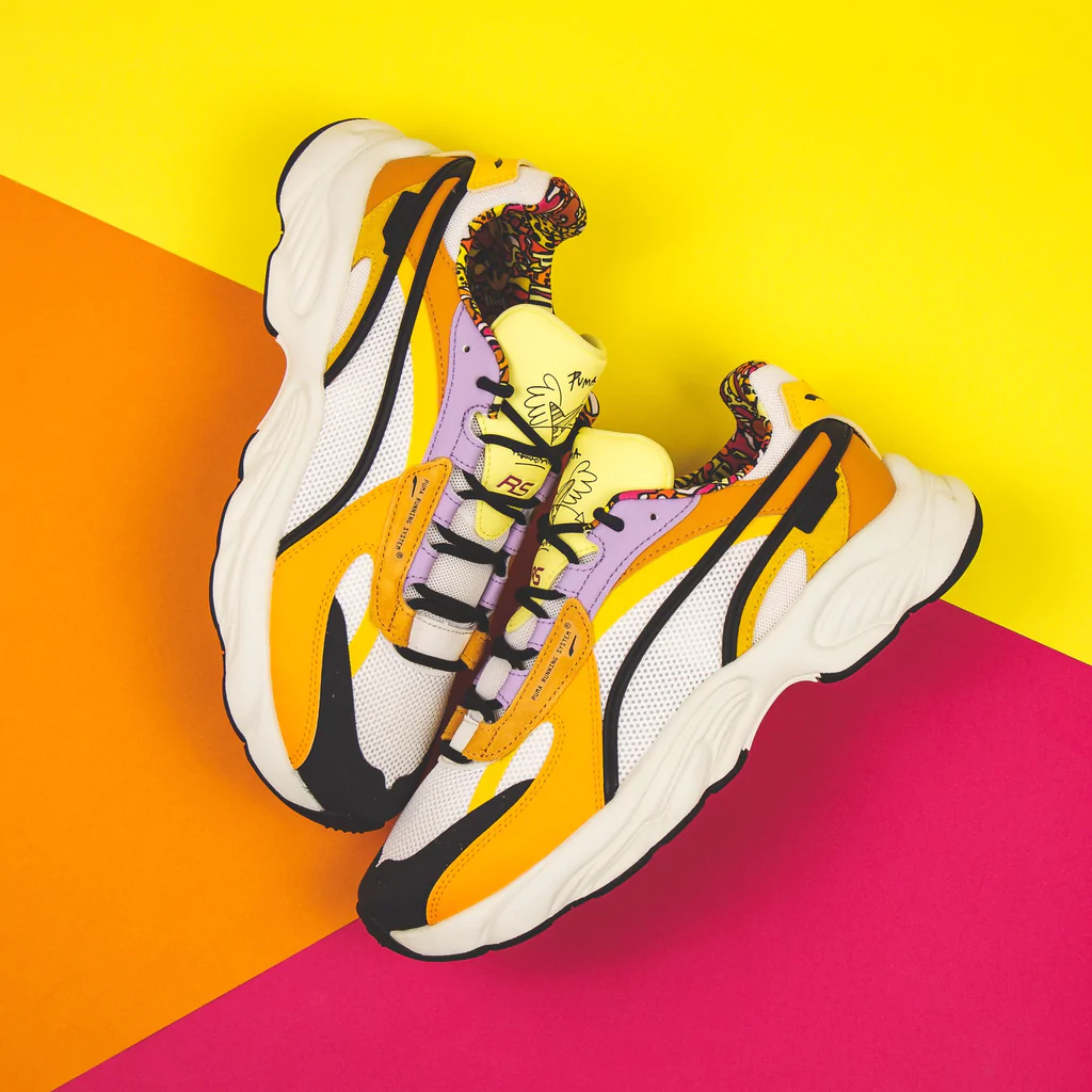 Giày Puma x Romero Britto RS-Connect 'Yellow' 382168-01 - Ảnh 7