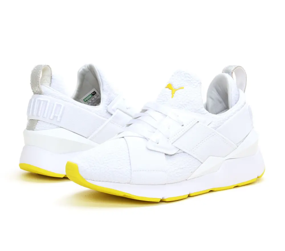 Alternative view of Giày Puma Wmns Muse TZ 'Blazing Yellow' 369658-01