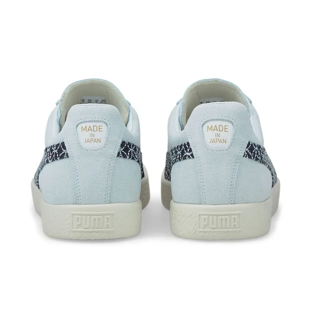 Giày Puma Suede VTG MIJ Sashiko Vaporous 'Grey Intense Blue' 381166-01 - Ảnh 5