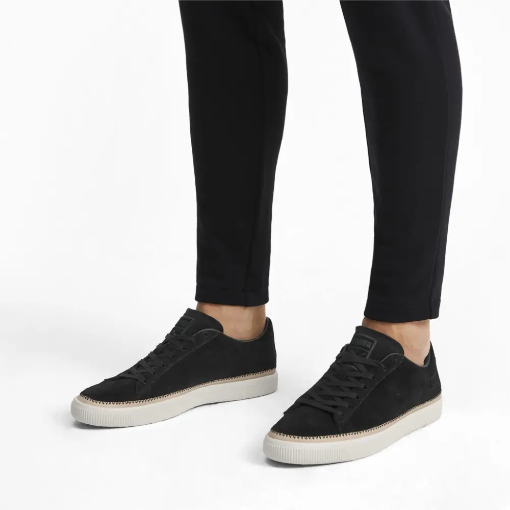 Alternative view of Giày Puma Suede Trim PRM 'Black' 369992-01