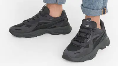 Giày Puma Unisex RS-Connect Mono Clunky Shoes Gray 375151-02 - Ảnh 4