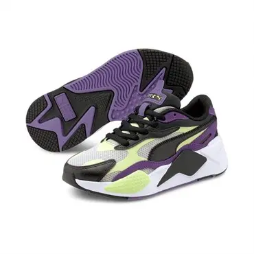 Giày Puma RS-X3 Purple Green White 37444601 - Ảnh 4