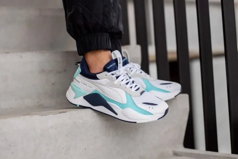 Giày Puma RS-X Mix Puma 'White Angel Blue' 380462-02 - Ảnh 4