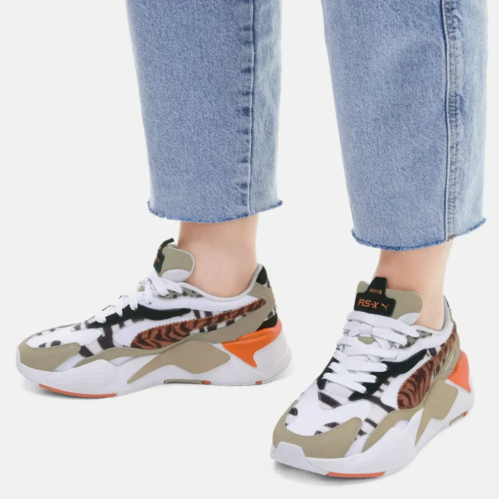 Giày Puma Wmns RS-X3 'Wildcats - Phale Khaki White' 373953-01 - Ảnh 7
