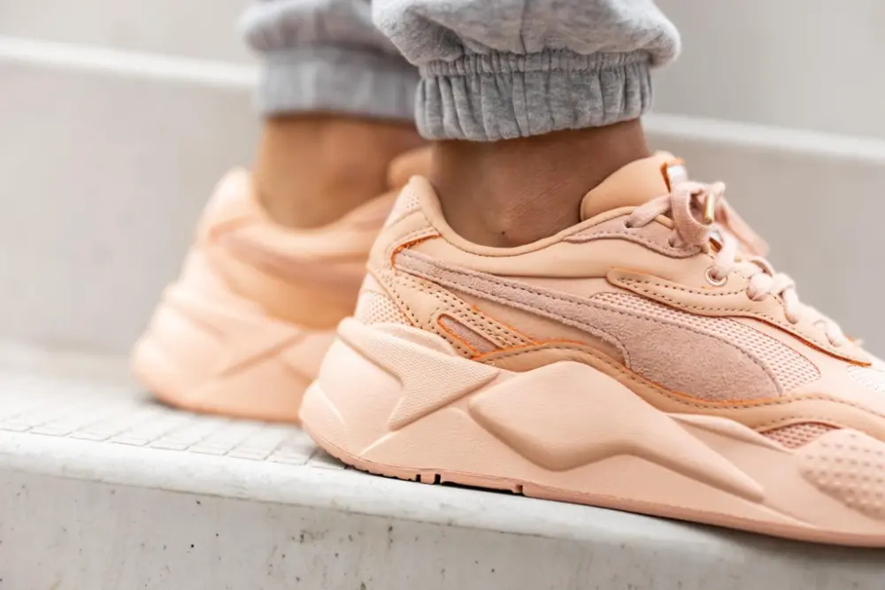 Giày Puma RS-X3 Luxe 'Pink Sand' 374293-04 - Ảnh 5