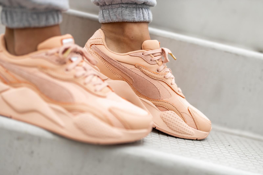 Giày Puma RS-X3 Luxe 'Pink Sand' 374293-04 - Ảnh 4