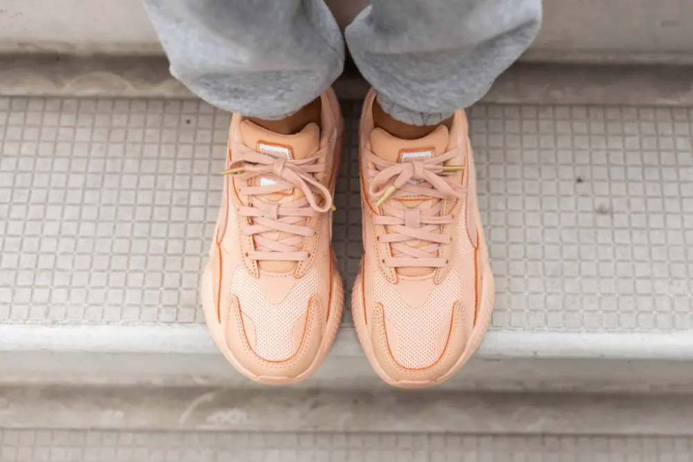 Giày Puma RS-X3 Luxe 'Pink Sand' 374293-04 - Ảnh 6
