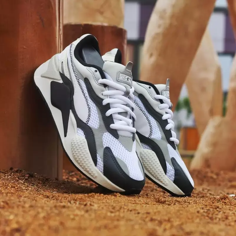 Giày Puma RS-X3 Millenium 'White Black Limestone' 373236-07 - Ảnh 5