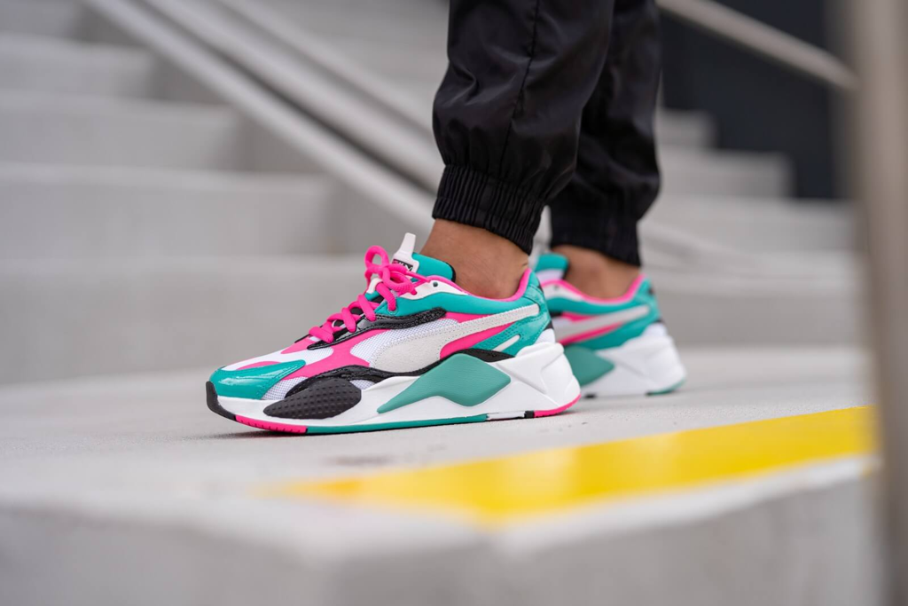 Giày Puma RS-X3 'Plastic Pack - Green Fluo Pink' 371569-04 - Ảnh 2