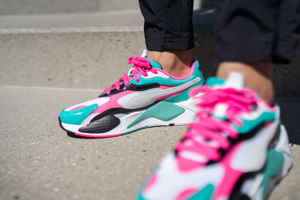 Giày Puma RS-X3 'Plastic Pack - Green Fluo Pink' 371569-04 - Ảnh 3