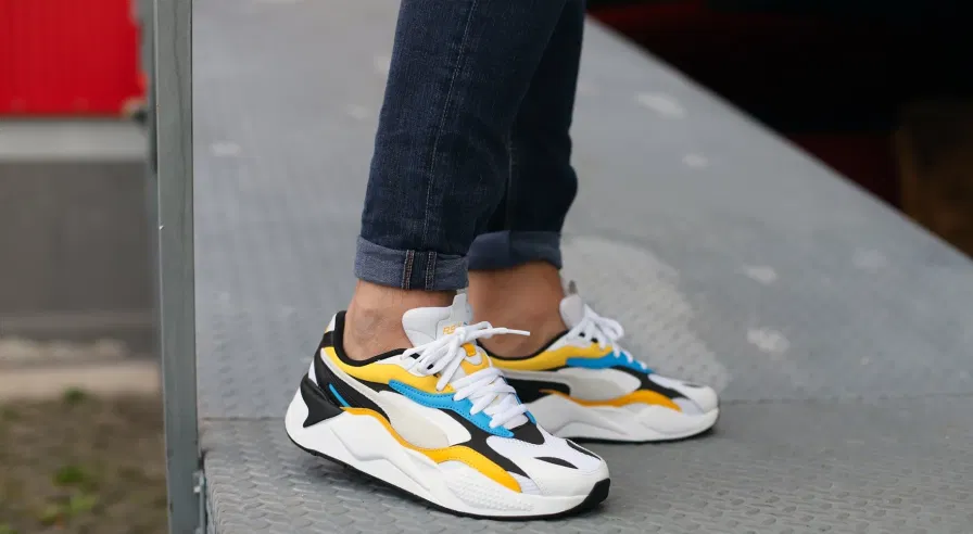 Giày Puma RS-X Prism Yellow Blue 374758-02 - Ảnh 3