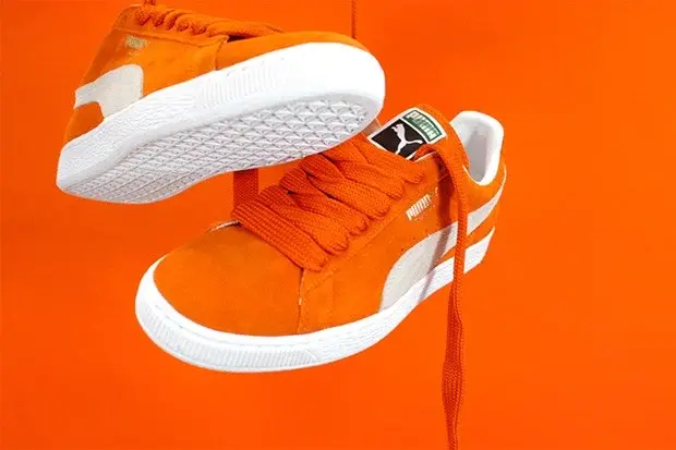 Alternative view of Giày Puma Suede Classic 21 Vibrant 'Orange' 374915-14