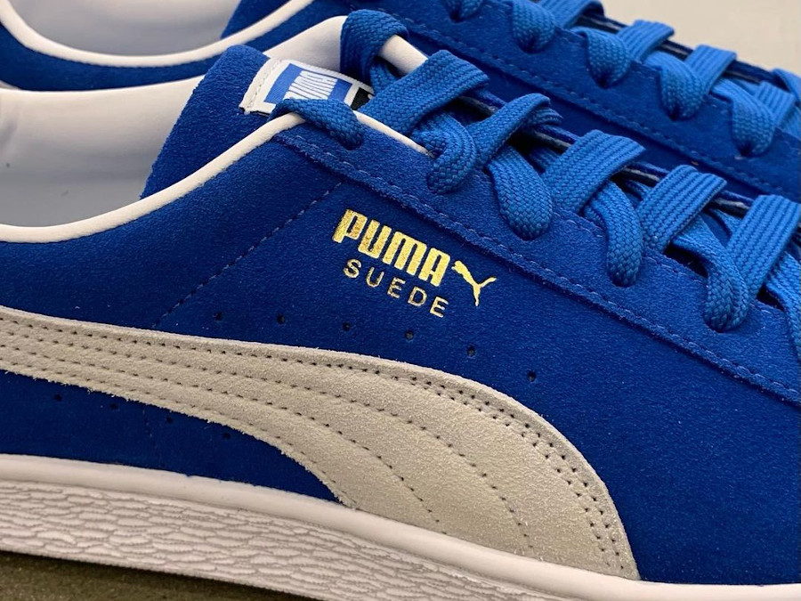 Giày Puma Suede NBA Teams Dallas Mavericks 'Blue White' 380168-04 - Ảnh 7