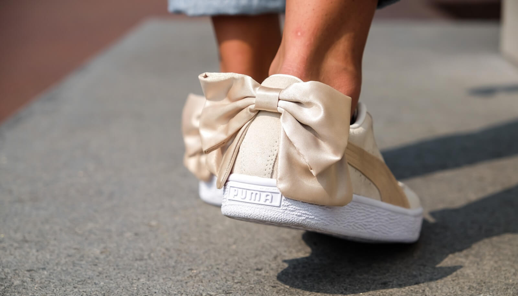 Giày Puma Women's Suede Bow Varsity 'Marshmallow Metallic Gold' 367732-03 - Ảnh 6