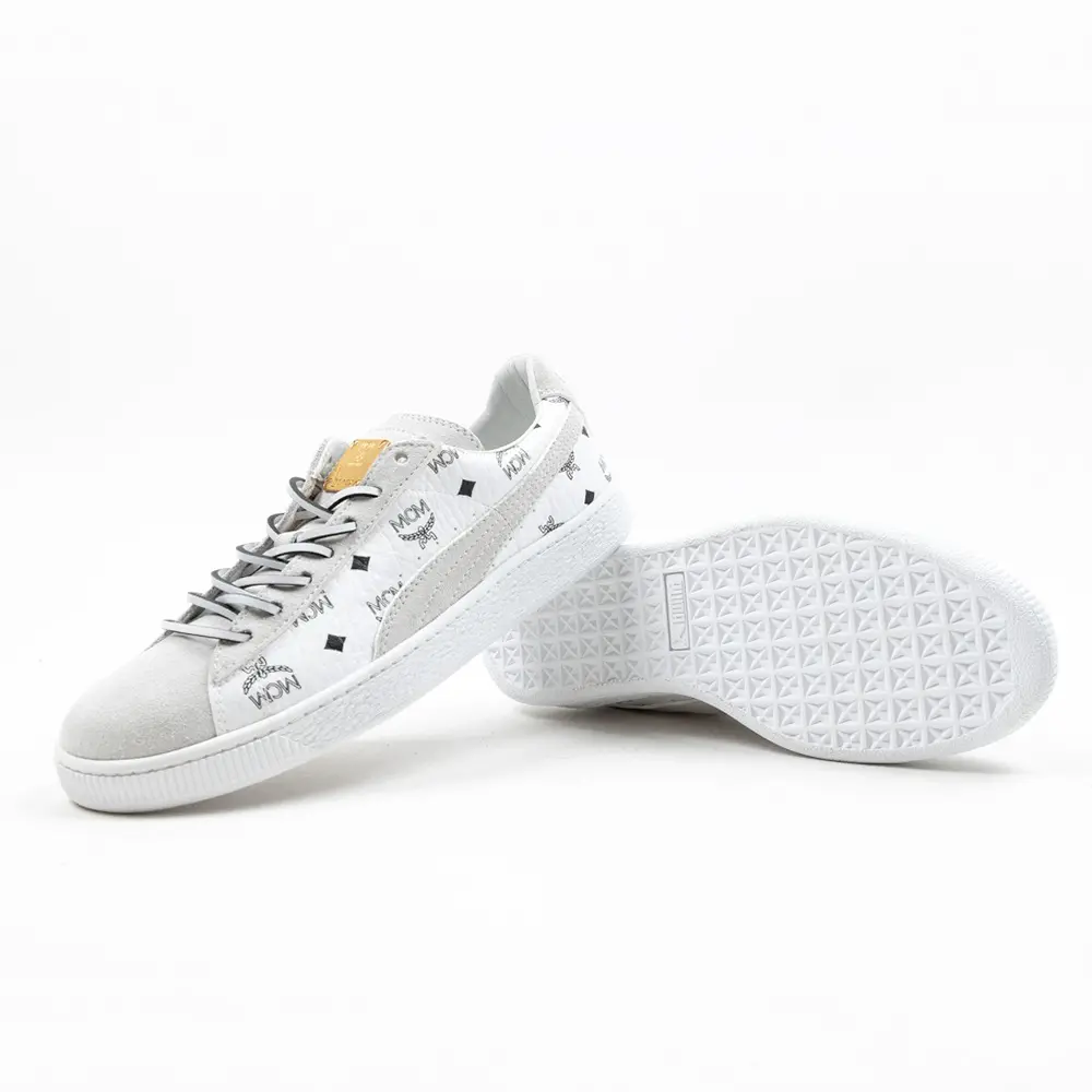 Giày Puma MCM x Suede 'Whisper White' 366299-02 - Ảnh 5