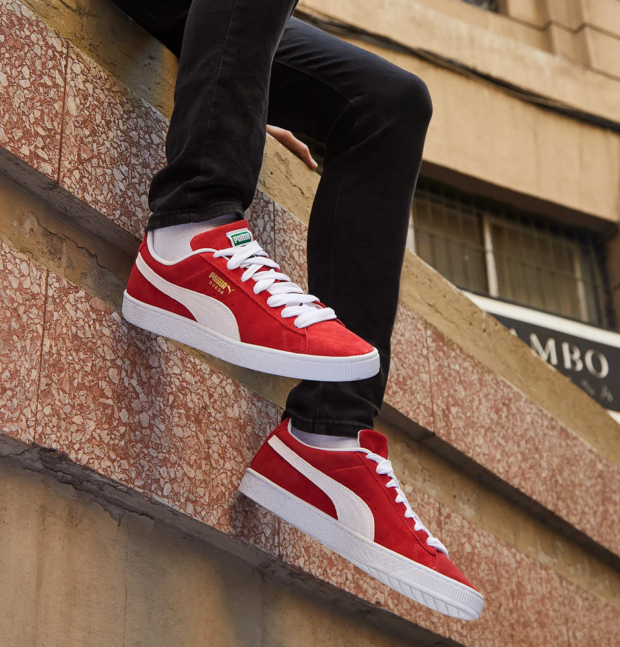 Giày Puma Suede Vintage Casestudy ‘Red White’ 389447-01 - Ảnh 2