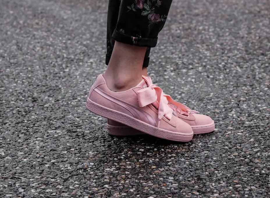 Giày Puma Suede Heart EP 'Metallic Beige' 366922-02 - Ảnh 4