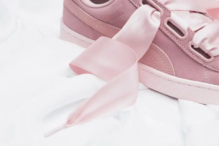 Giày Puma Suede Heart Pebble "Particle Pink" 365210-01 - Ảnh 5