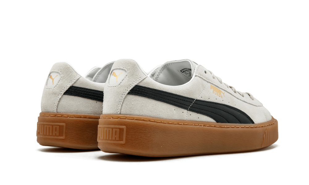 Giày Puma Suede Platform Core 'Whisper White Black' 363559-01 - Ảnh 7