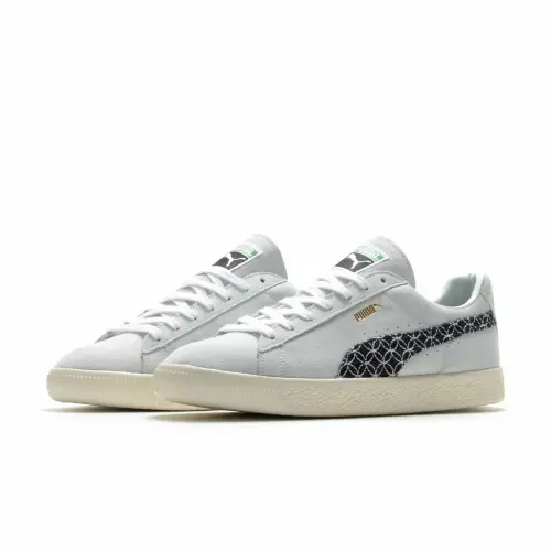 Giày Puma Suede VTG MIJ Sashiko Vaporous 'Grey Intense Blue' 381166-01 - Ảnh 8