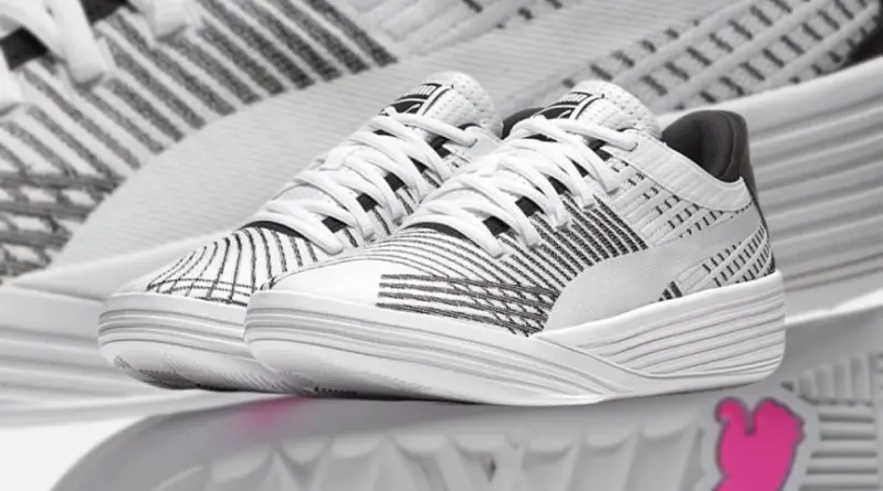Giày Puma Clyde All-Pro 'White Black' 194039-03 - Ảnh 3