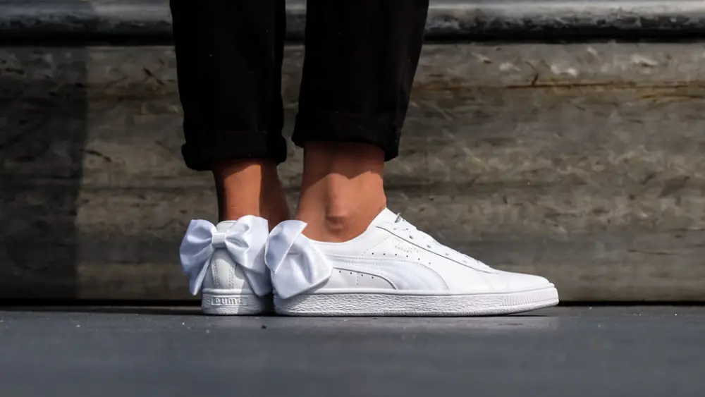 Giày Puma Basket Bow 'Cream White' 368224-03 - Ảnh 3