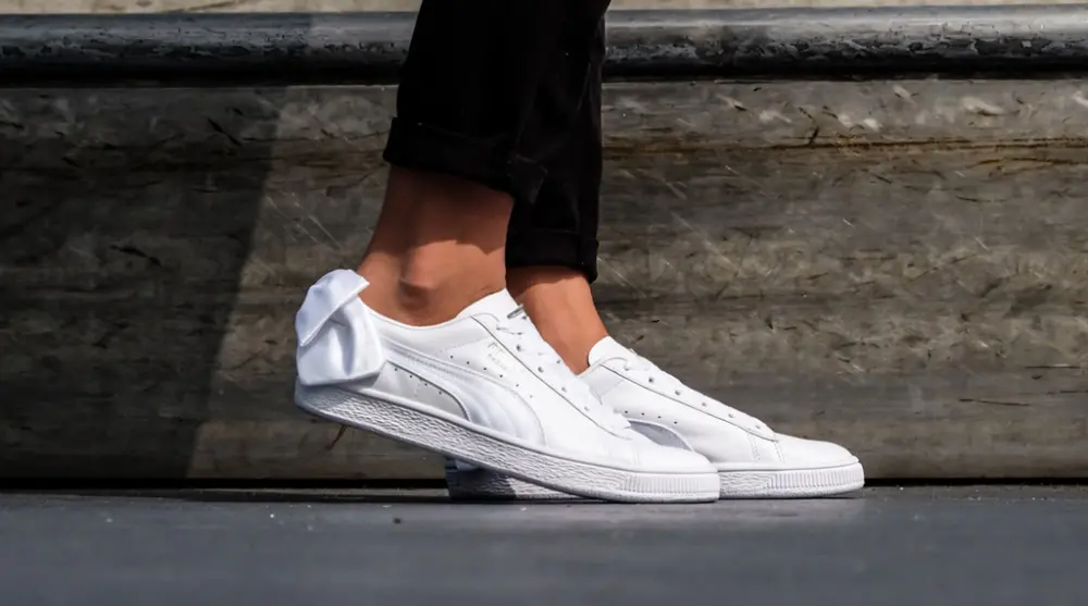 Giày Puma Basket Bow 'Cream White' 368224-03 - Ảnh 4