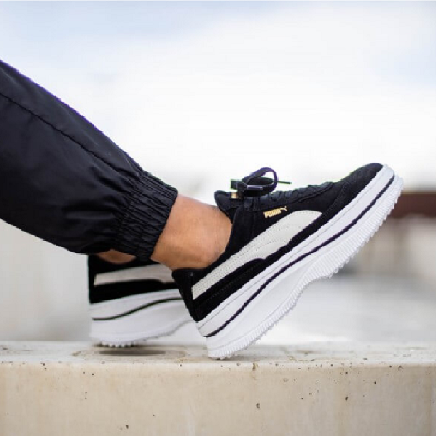 Giày Puma Deva Suede ‘Black Marshmallow’ 372423-03 - Ảnh 3