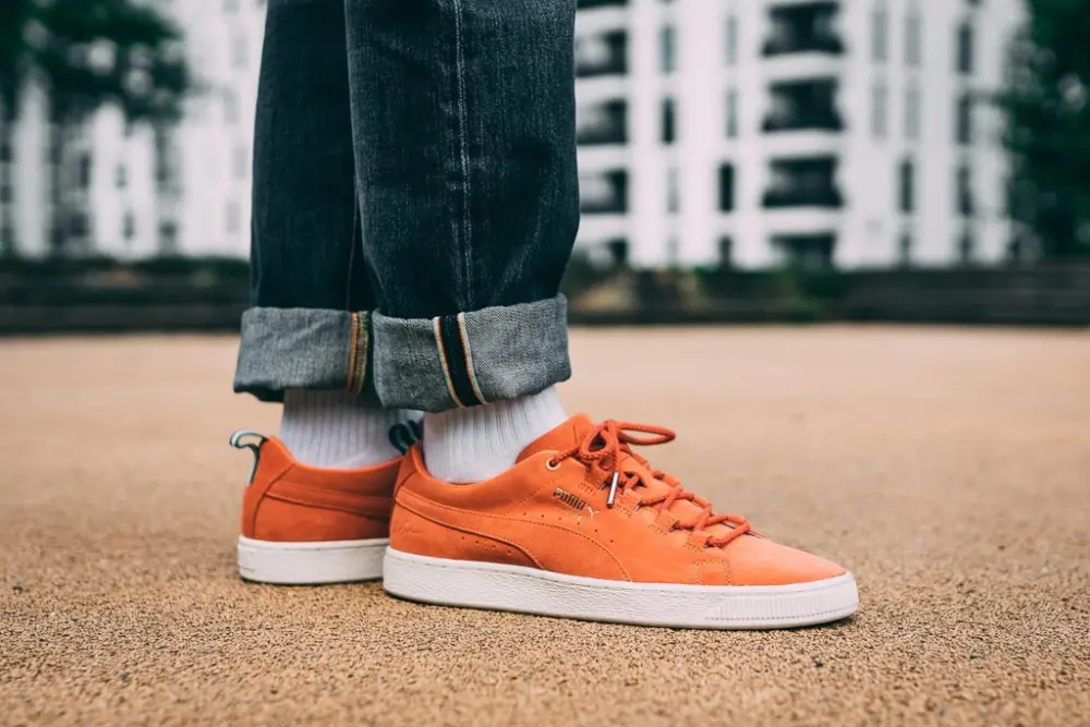 Alternative view of Giày Puma Suede x Big Sean 'Orange' 366251-02