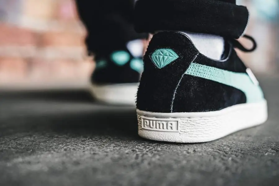 Giày Puma Suede Diamond Supply Co. 'Black Diamond Blue' 365650-01 - Ảnh 8