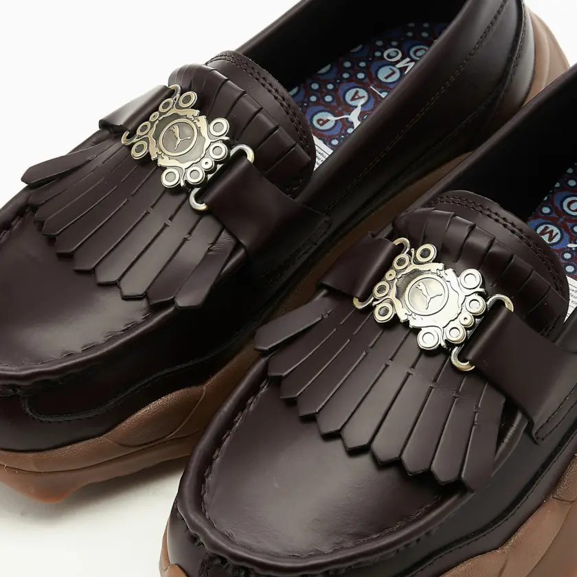 Giày Puma x PALOMO Nitefox Loafer 'Brown' 386683-01 - Ảnh 6