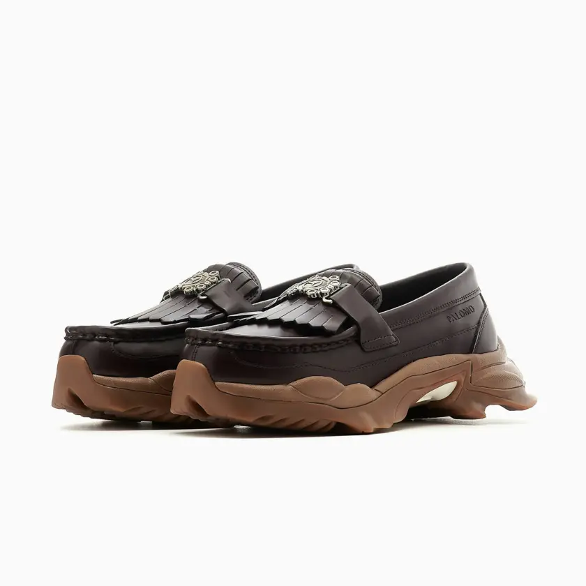 Alternative view of Giày Puma x PALOMO Nitefox Loafer 'Brown' 386683-01