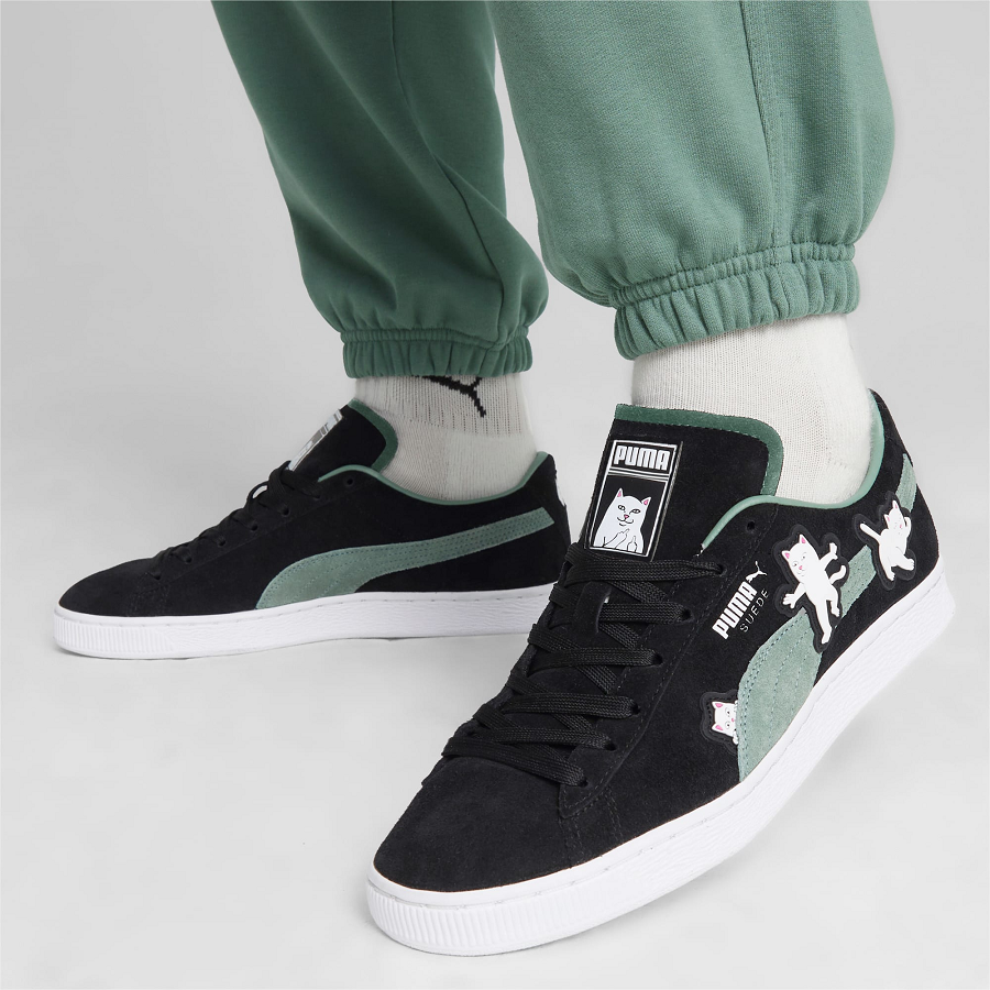 Giày Puma X RIPNDIP Suede 'Black' 393872-01 - Ảnh 5