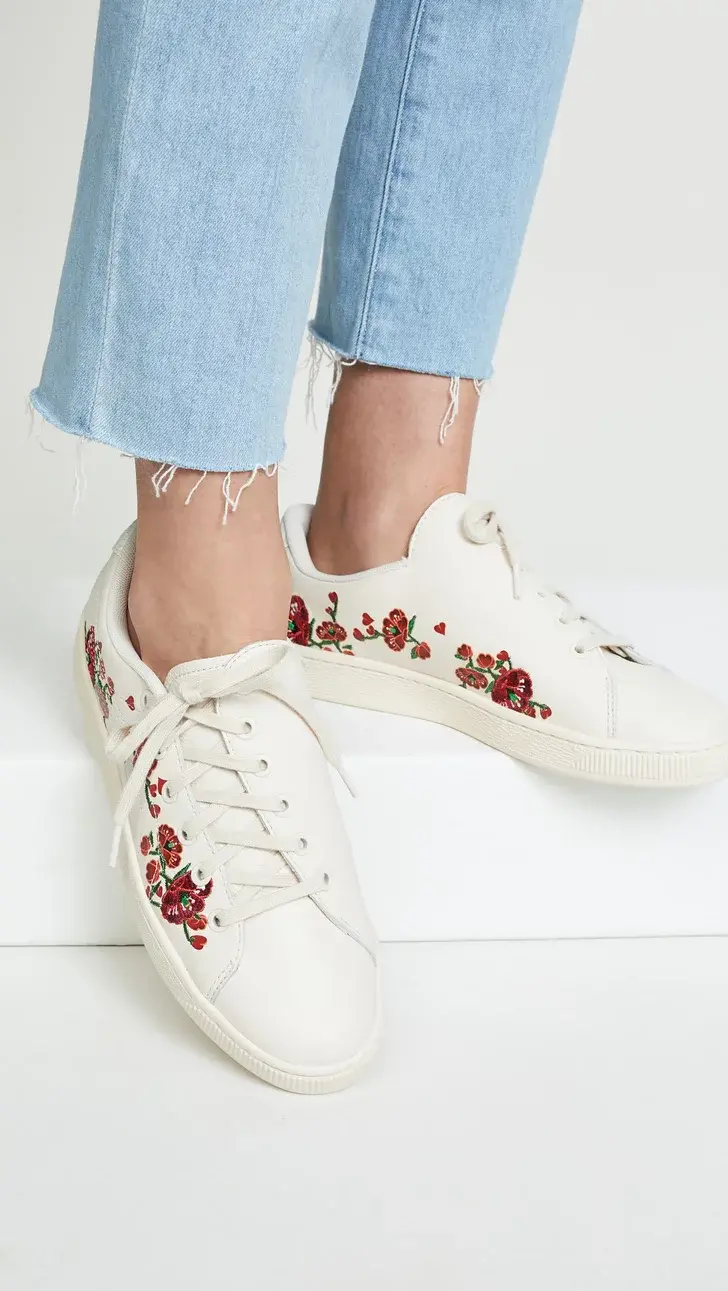 Giày Puma Sue Tsai x Wmns Basket 'Cherry Bombs Powder Puff' 369387-01 - Ảnh 3
