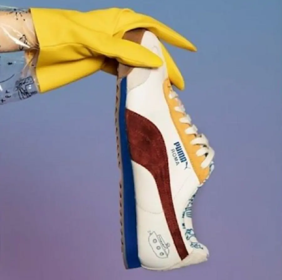 Giày Puma Tyakasha Roma ‘White Crimson Yellow’ 370126-01 - Ảnh 4