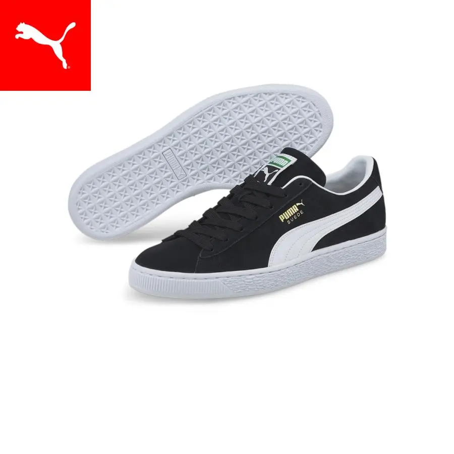 Giày Puma Suede Croc 'Black and White' 384852-01 - Ảnh 5