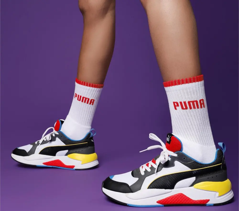 Alternative view of Giày Puma X-Ray 'Black Red Yellow' 372602-03