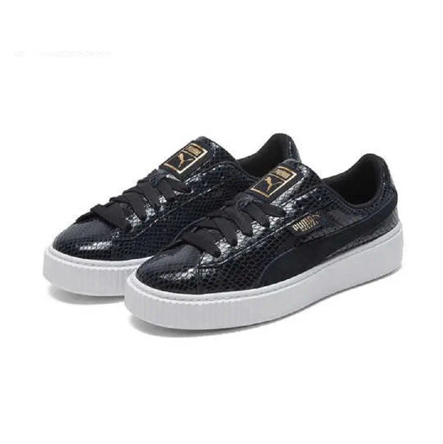 Alternative view of Giày Puma Platform Snake Lux 'Black' 369904-01
