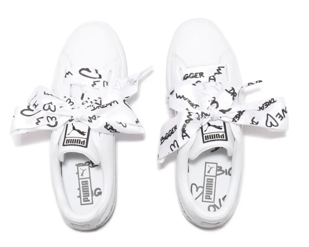 Giày Puma Wmns Basket Heart 'HNDWRTTN' 370185-01 - Ảnh 7