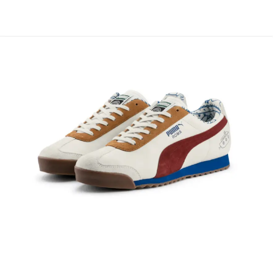 Giày Puma Tyakasha Roma ‘White Crimson Yellow’ 370126-01 - Ảnh 3