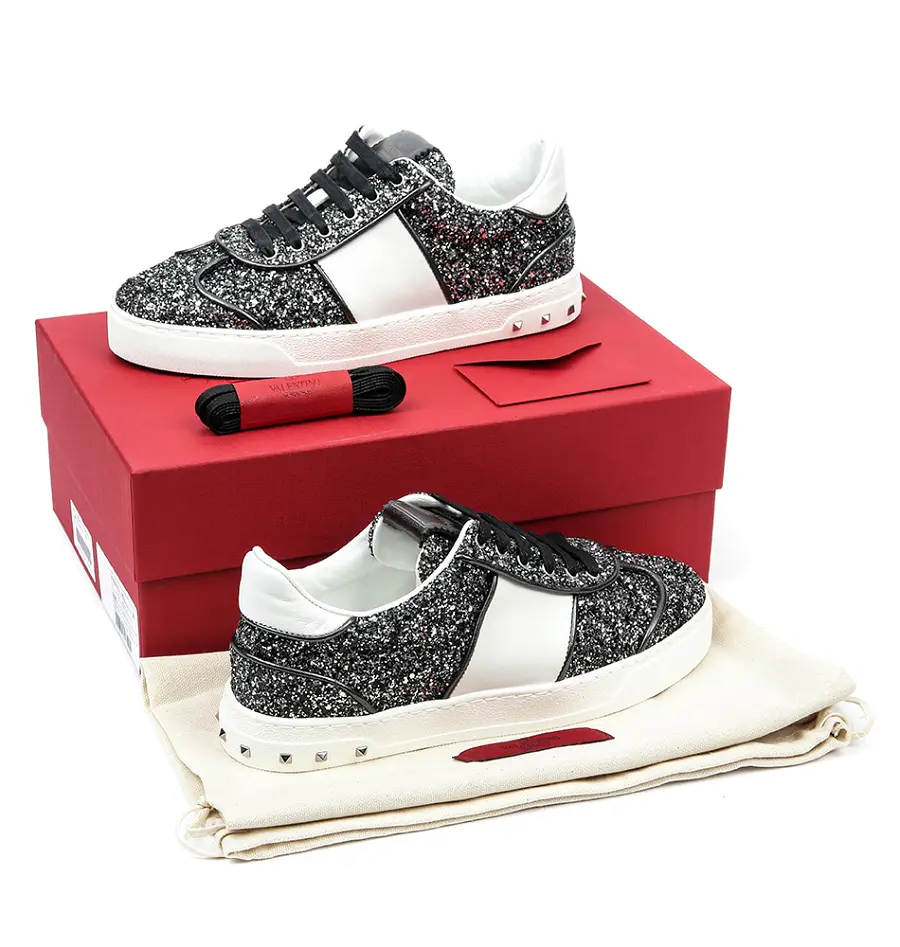 Giày Valentino Women's Fly Crew Rockstud sneakers PW2S0E19PEJ-R48 - Ảnh 7