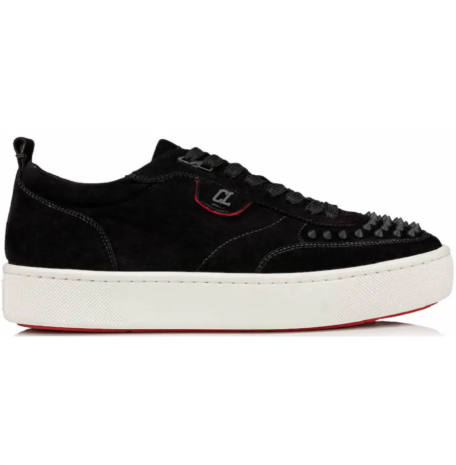 Giày Christian Louboutin Happyrui Spikes 'Black' 1200520B026