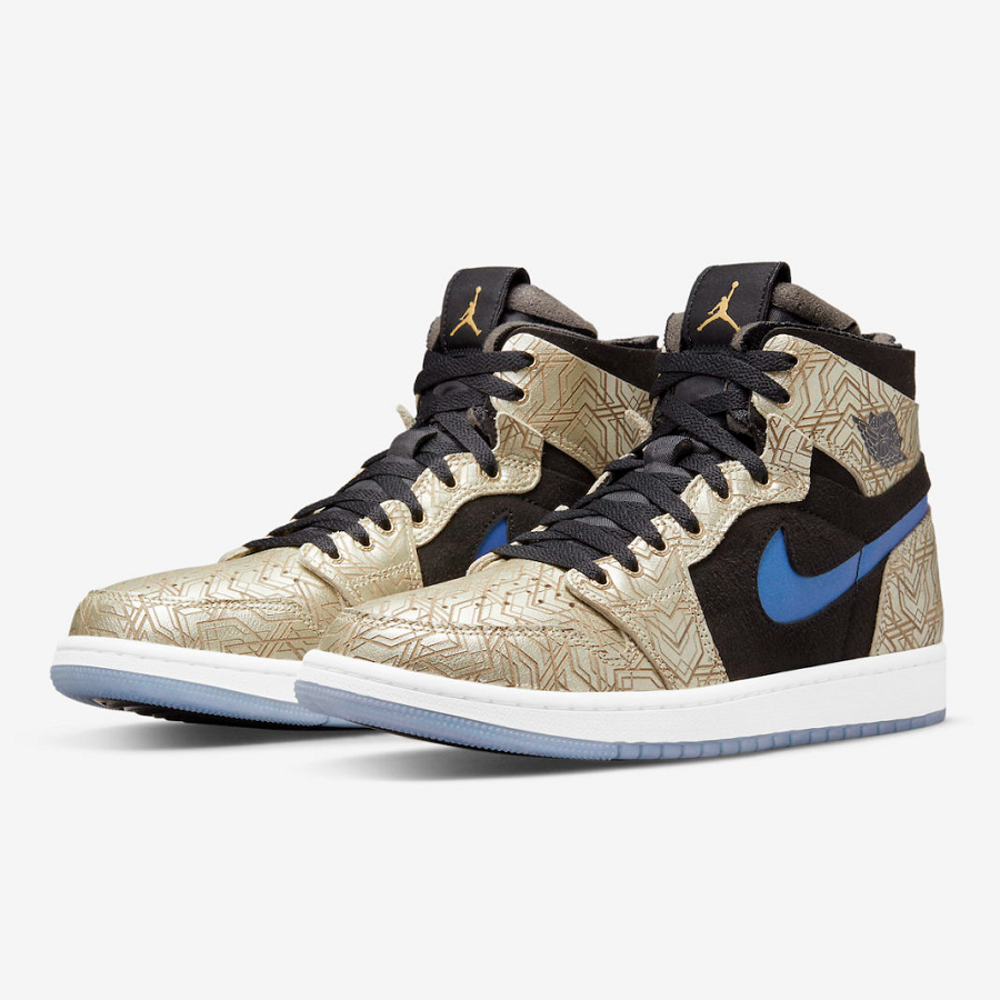 Giày Nike Air Jordan 1 Zoom Comfort ‘Gold Laser’ DQ0659-700 - Ảnh 4