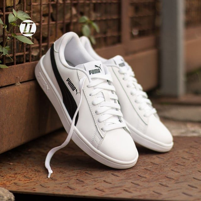 Giày Puma SMASH V2 Leather 365215-01 - Ảnh 3