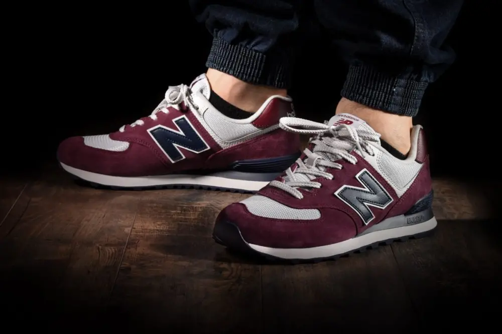 Giày New Balance Marathon Running 'Burgundy' ML574ESW - Ảnh 6