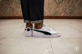 Giày Puma Basket 90680 'Black White' 365944-01 - Ảnh 4