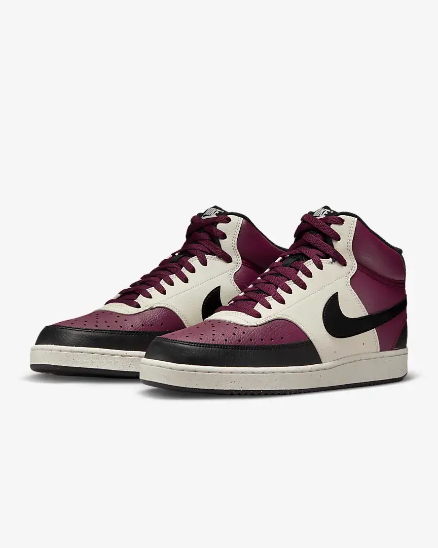 Giày Nike Court Vision Mid Next Nature 'Dark Beetroot' DN3577-600 - Ảnh 6