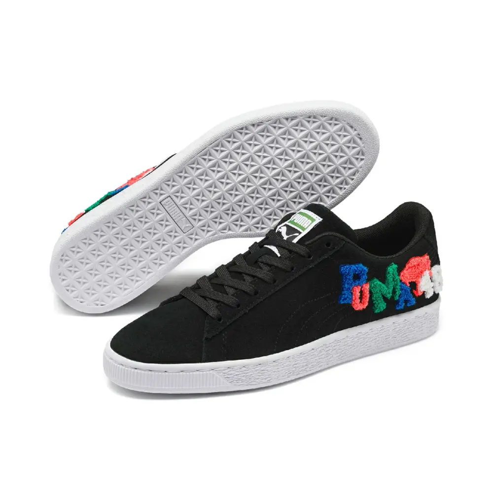 Giày Puma Suede Classic Badges 'Black' 371580-01 - Ảnh 6