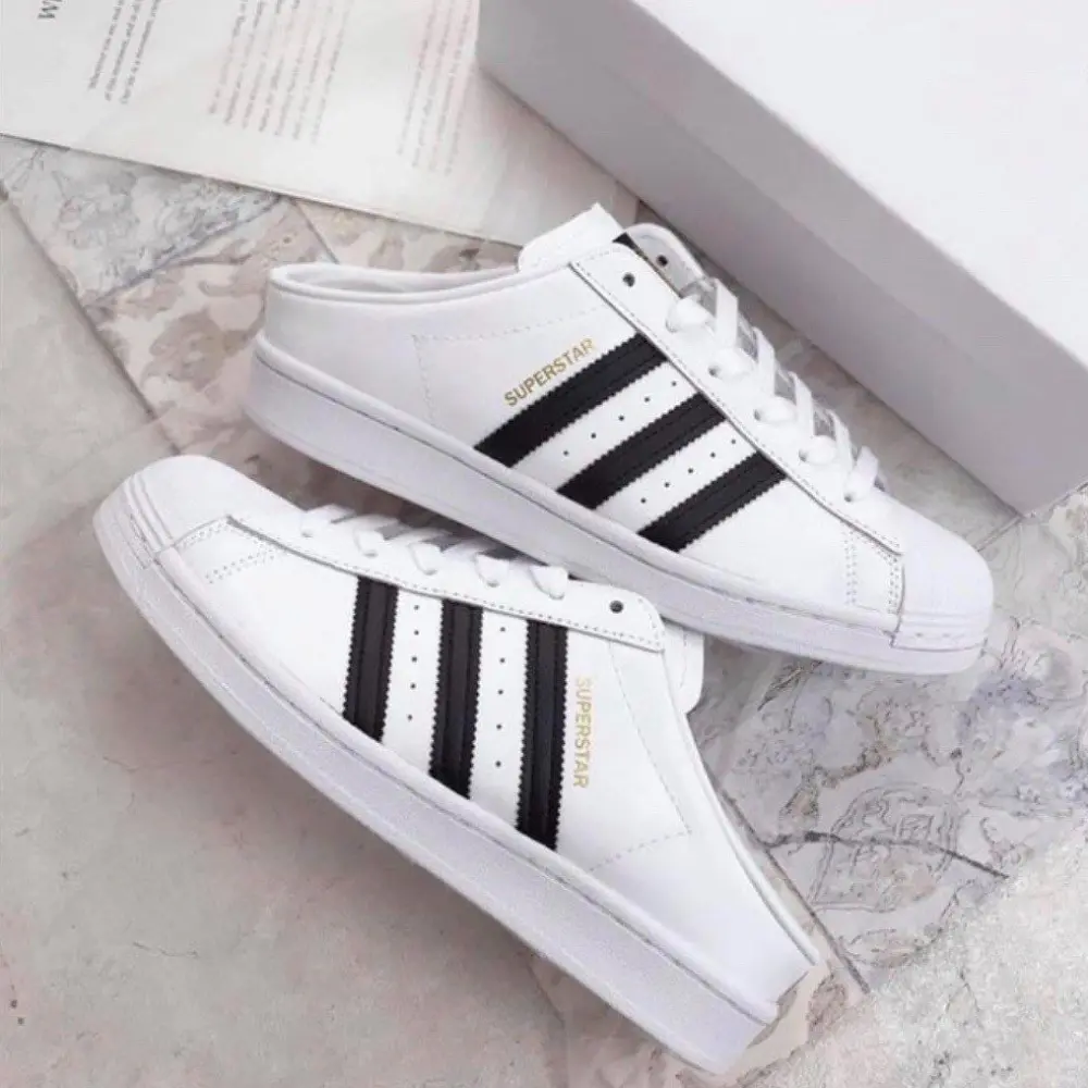 Giày Adidas Superstar Slip-On Backless Mule 'Cloud White' FX0527 - Ảnh 3